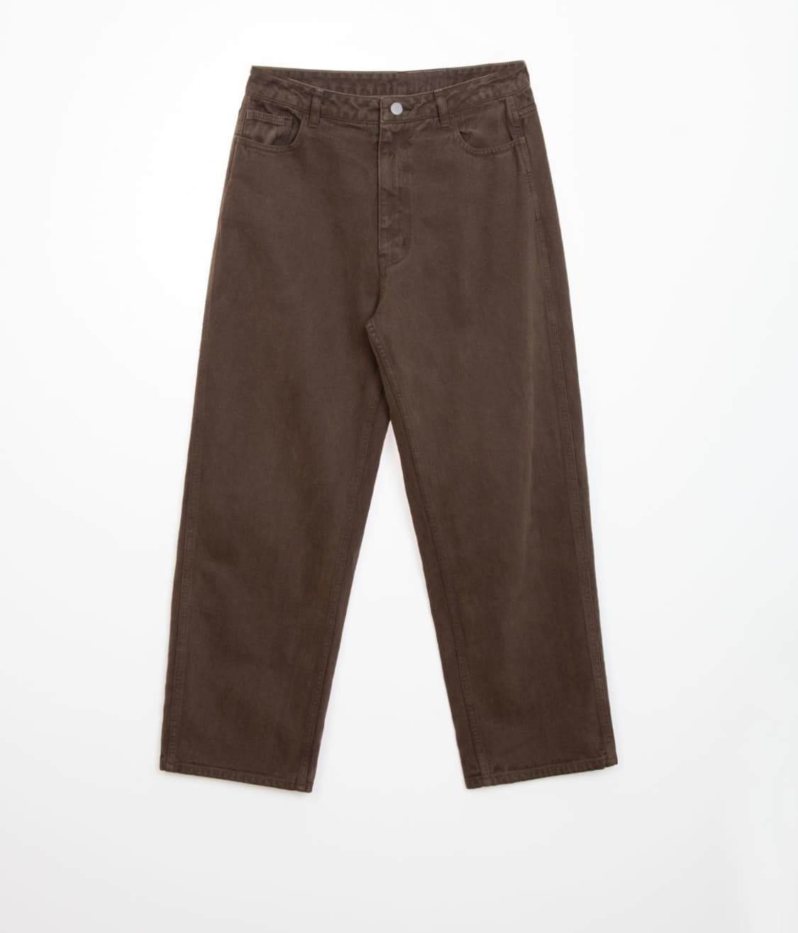 마티스 더 큐레이터 WIDE DYEING DENIM PANTS 딥브라운 상품이미지1