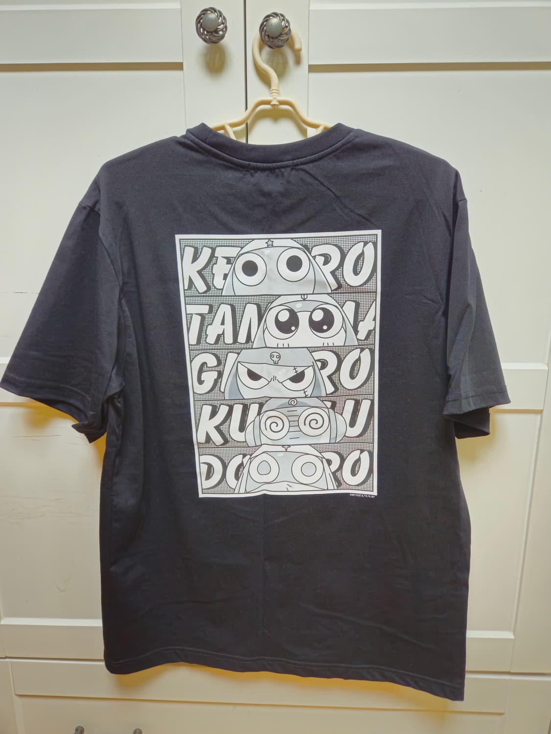 스파오 케로로 반팔티 블랙 XL 상품이미지2