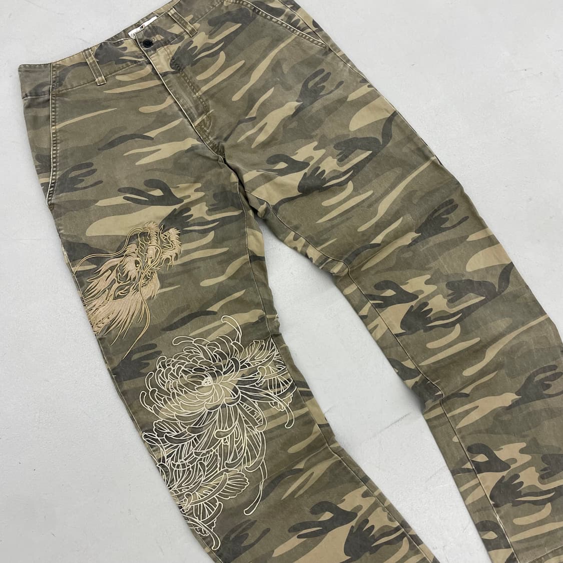 카라쿠리 타마시 드래곤 용자수 카모 오리엔탈 팬츠 상품이미지3