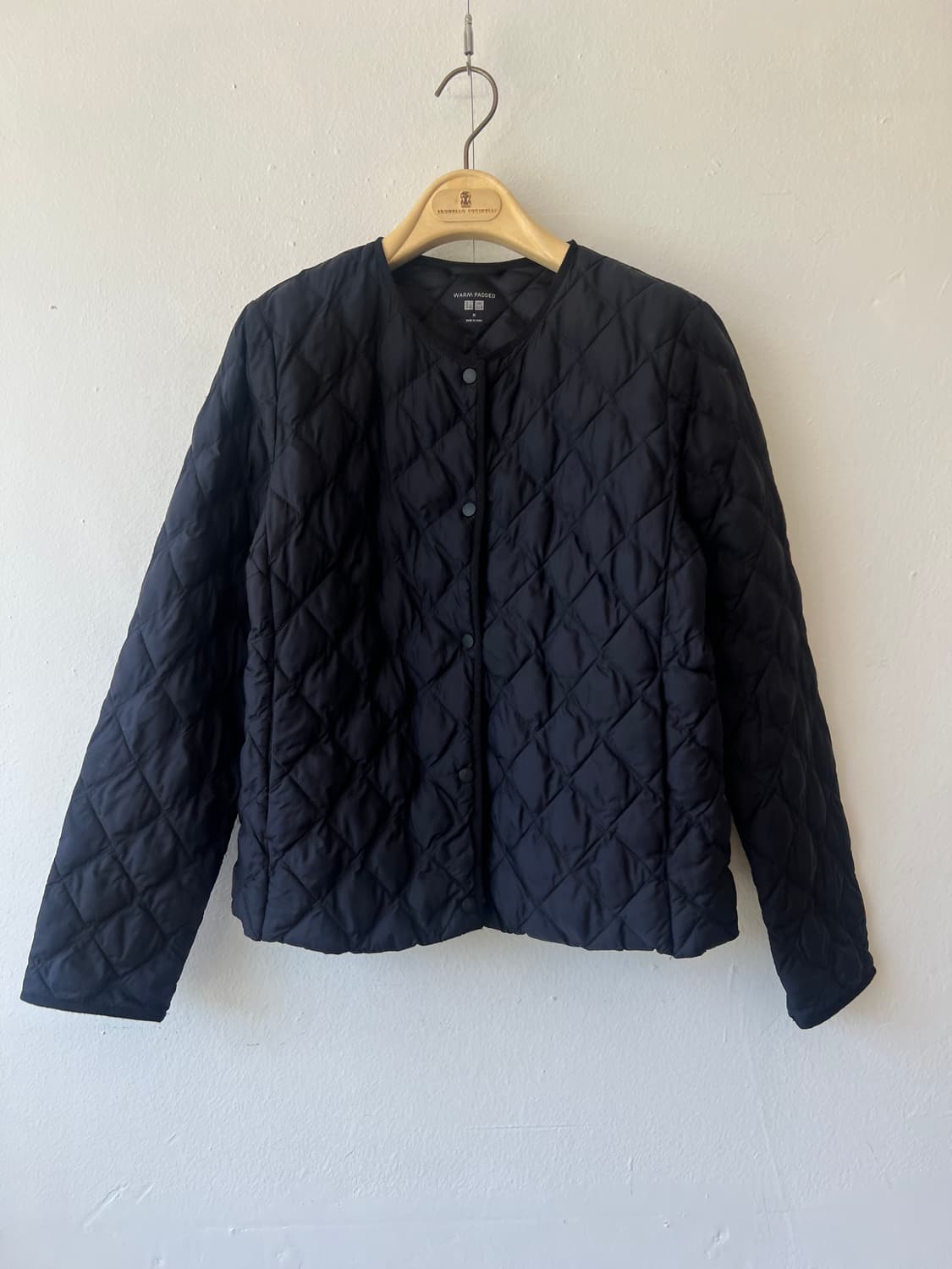 유니클로 여성 블랙 경량패딩점퍼 누빔패딩점퍼 상품이미지2