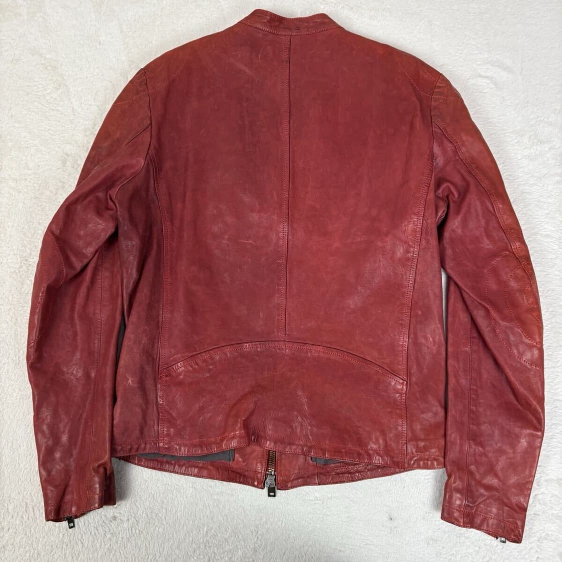 [52] ITALY 레드 양가죽 자켓 상품이미지6