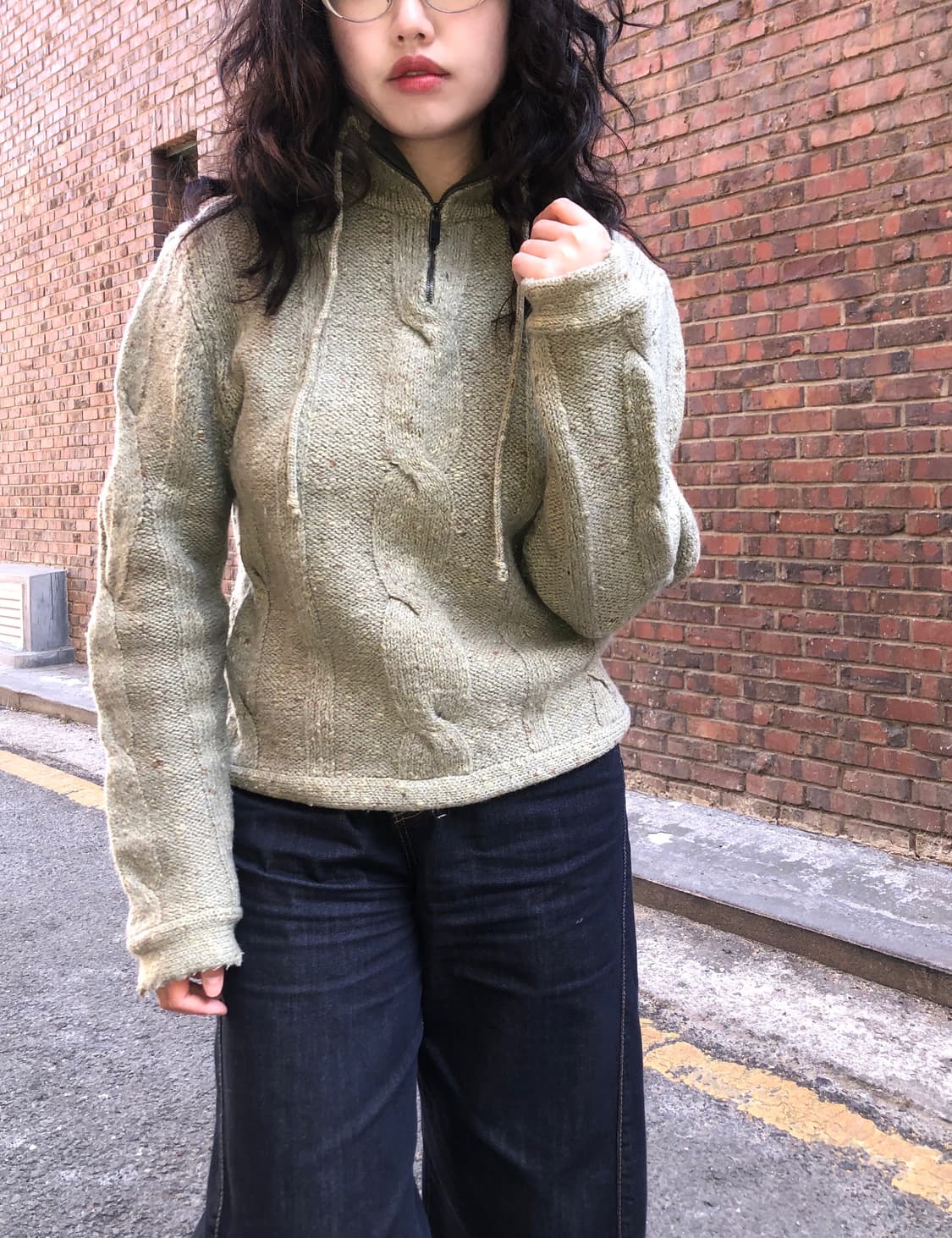 Diesel khaki knit 상품이미지2