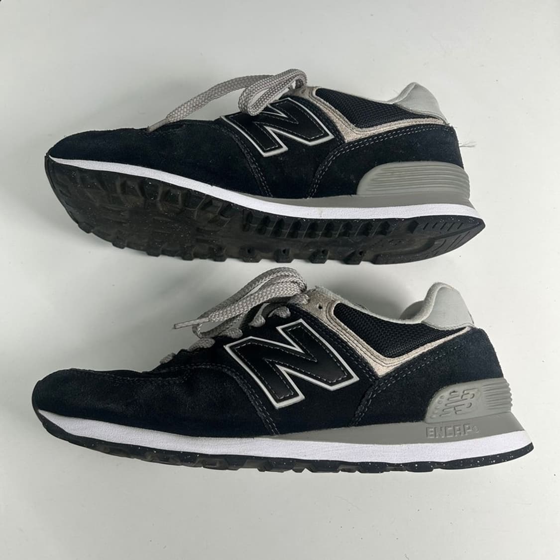 NEW BALANCE 574 클래식 블랙 스니커즈 275 상품이미지2