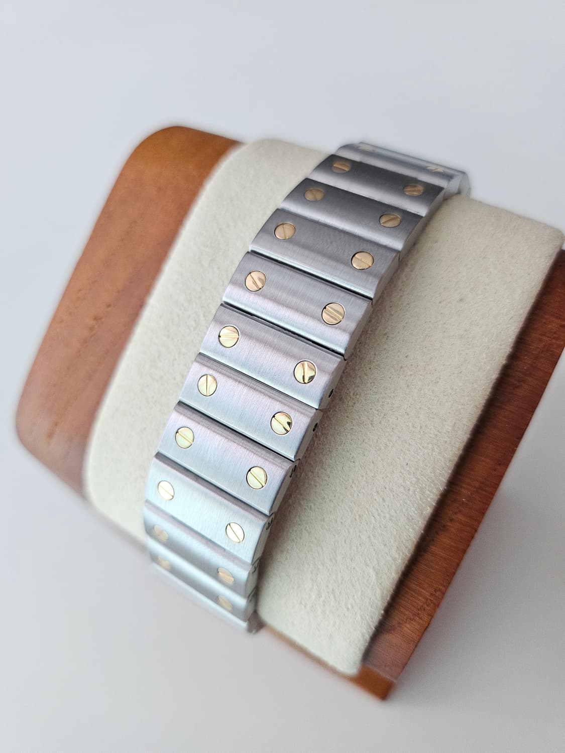 까르띠에 산토스 갈베 콤비 라지 오토메틱 (기요쉐패턴) 상품이미지7