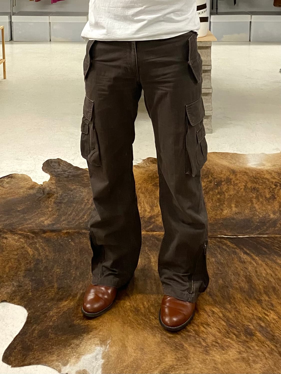 TAKEO KIKUCHI flight cargo boots-cut 상품이미지8