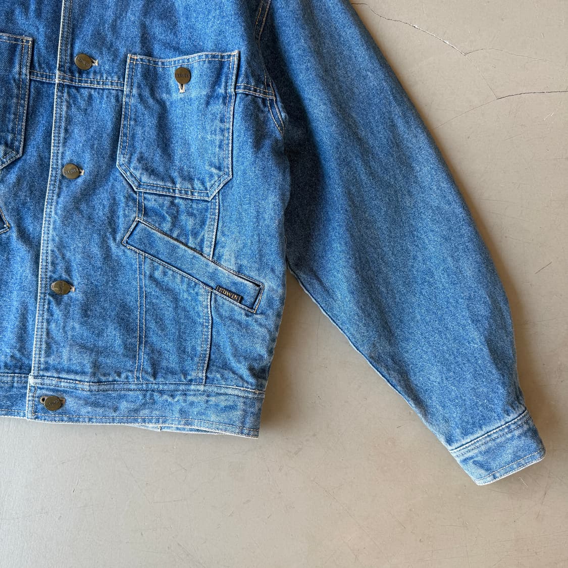 에드윈 데님 트러커 자켓 상품이미지3