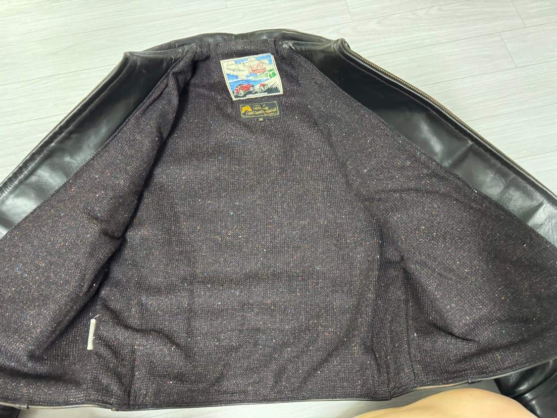 38)크롬악셀 에어로레더 1950 하프벨트 블랙 상품이미지5