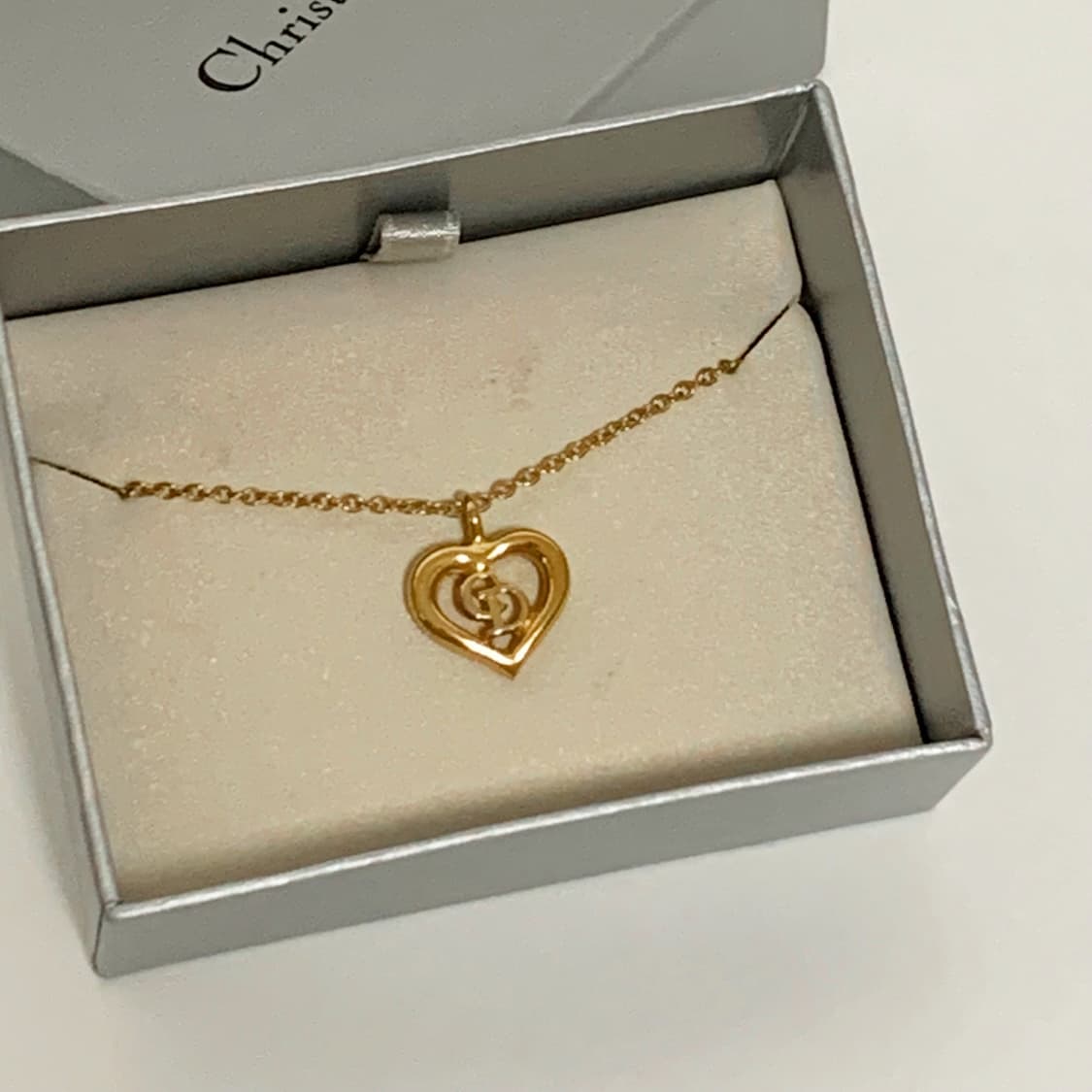 정품 디올 하트 로고 목걸이 상품이미지7