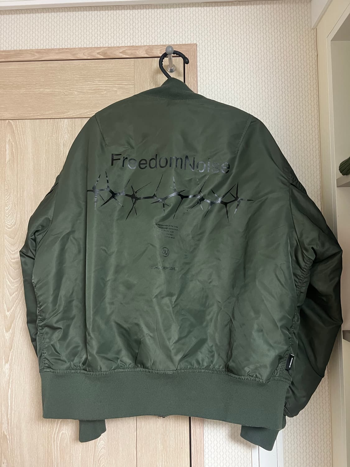 Gu 언더커버 올리브 봄버자켓 ma-1 마원 상품이미지2