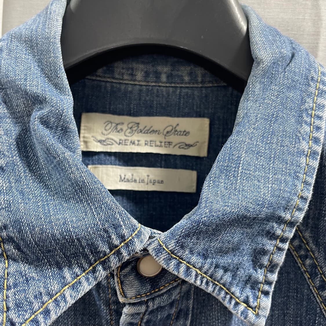 레미릴리프/ 데님 웨스턴 셔츠/ L 상품이미지3