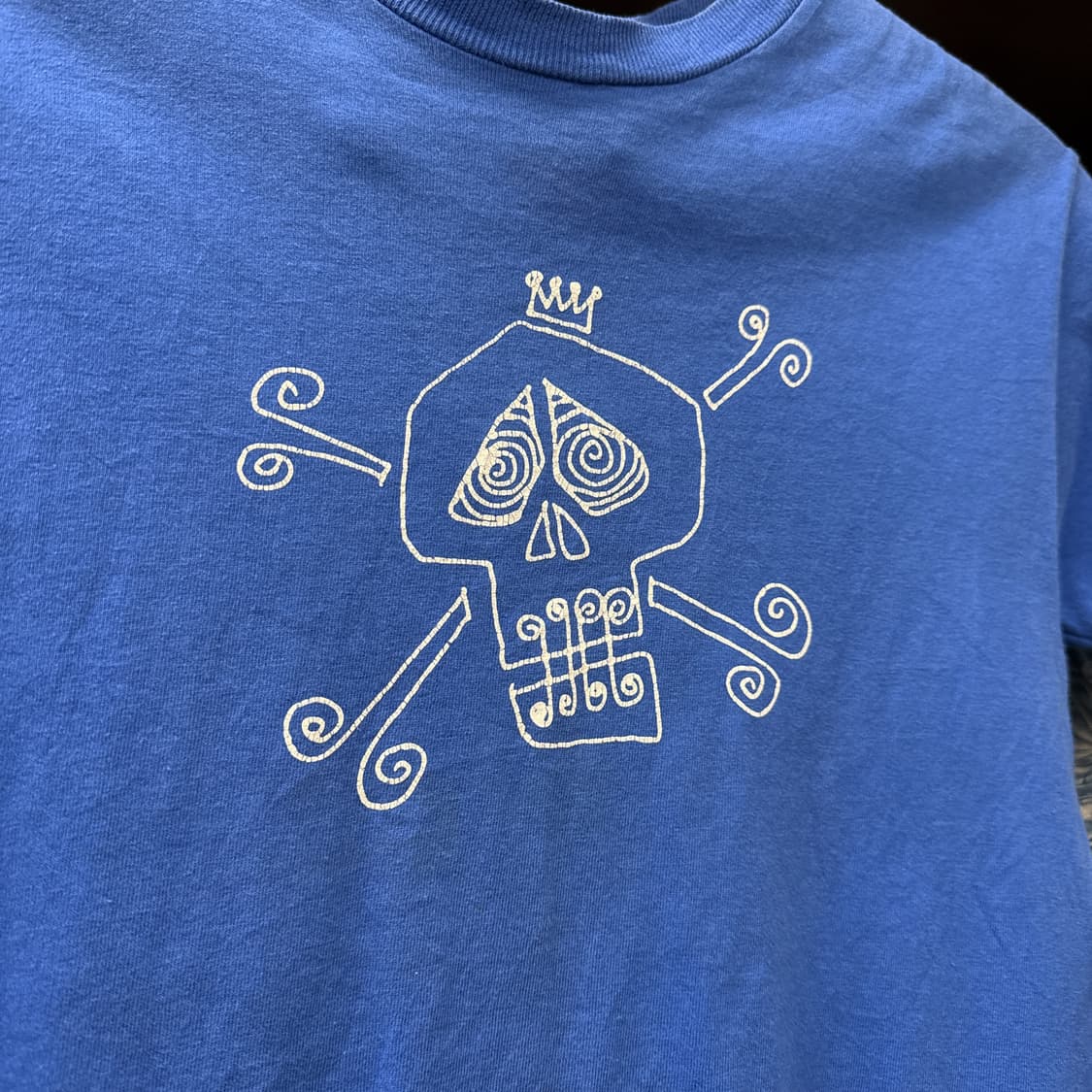 00s 스투시 월드와이드 스컬 그래픽 반팔 티셔츠 N840   상품이미지4