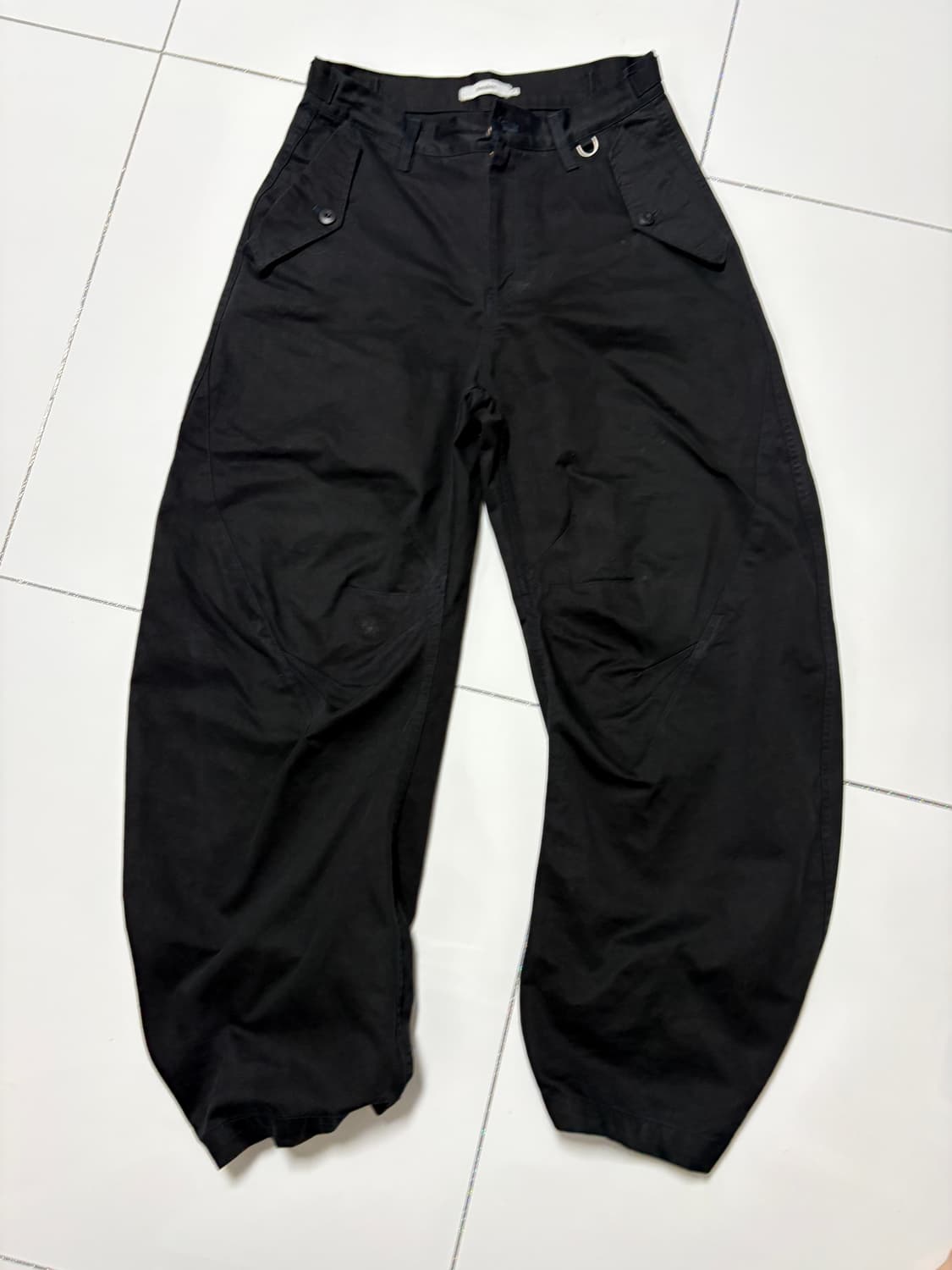 아르반 트리플 리프 커브드 팬츠_트리플 블랙 2사이즈 상품이미지2