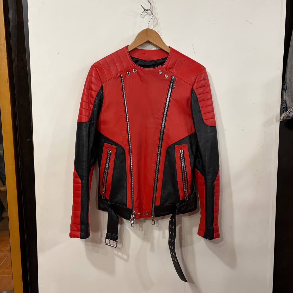 발망 h&m 레더 바이커자켓 44 L 상품이미지6