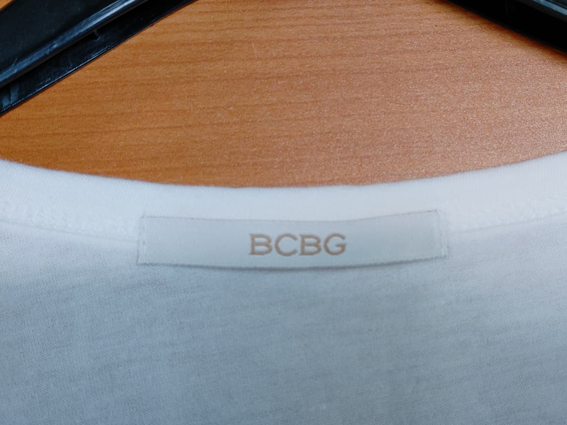 (새상품)BCBG 비씨비지 여성 대관람차 프린팅   스판 반팔라운드티 상품이미지3