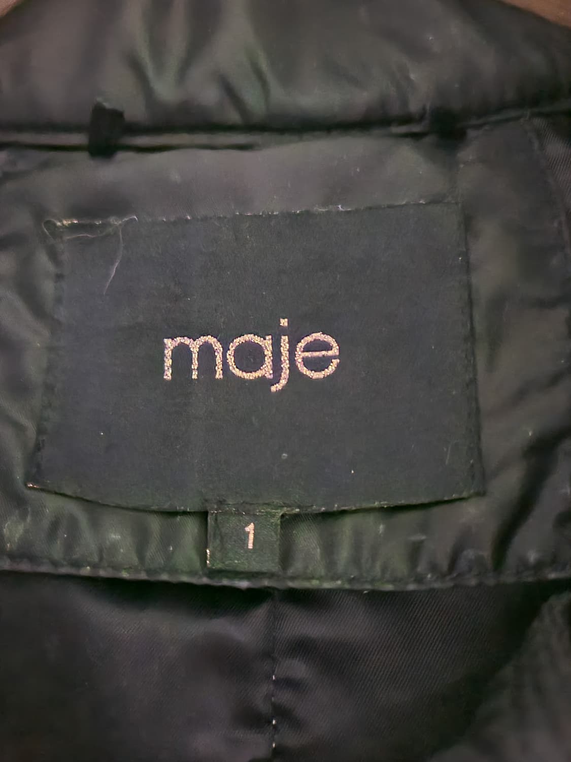 Maje 여성 라쿤털 패딩(66-77) 상품이미지6