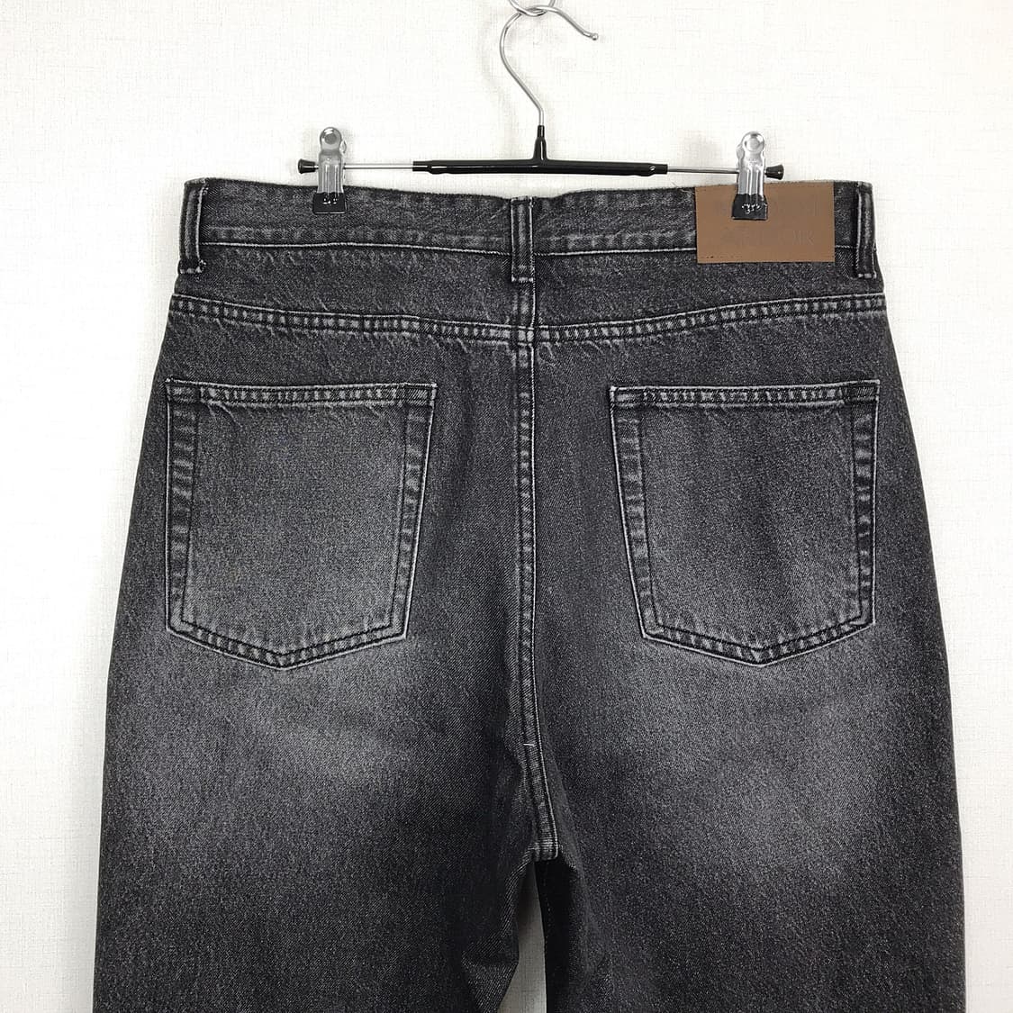 모덴아르더 뉴트로 투턱 와이드 데님 청바지 팬츠 남성32 상품이미지6