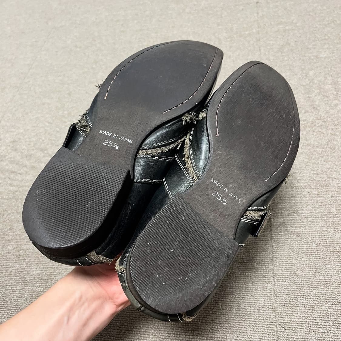훕데두 빈티지 웨스턴 뮬 로퍼 구두 상품이미지7
