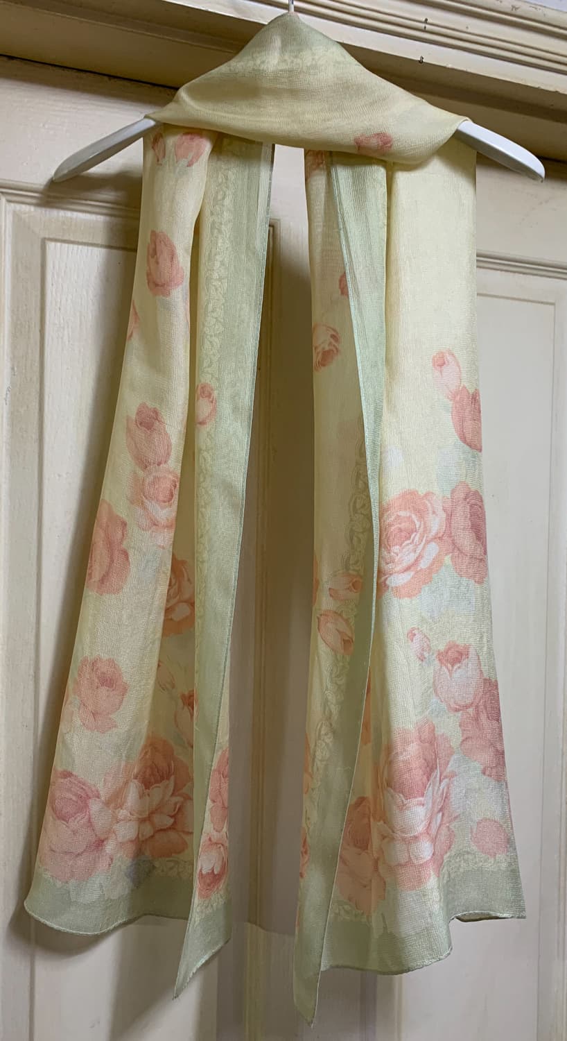 랄프 로렌 컬렉션-퍼플라벨 플라워 스카프(실크) 상품이미지2