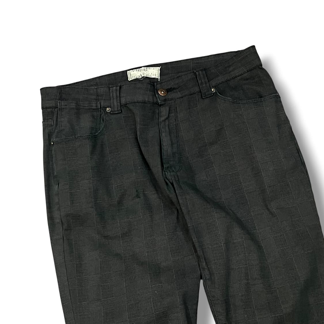  올드 스투시 체크 코튼 팬츠 y14076 상품이미지4