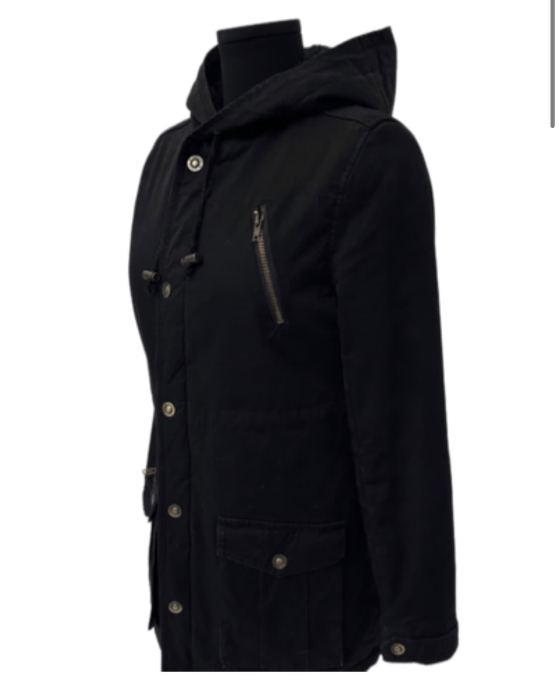CECIL MCBEE logo snap hood jacket 상품이미지2