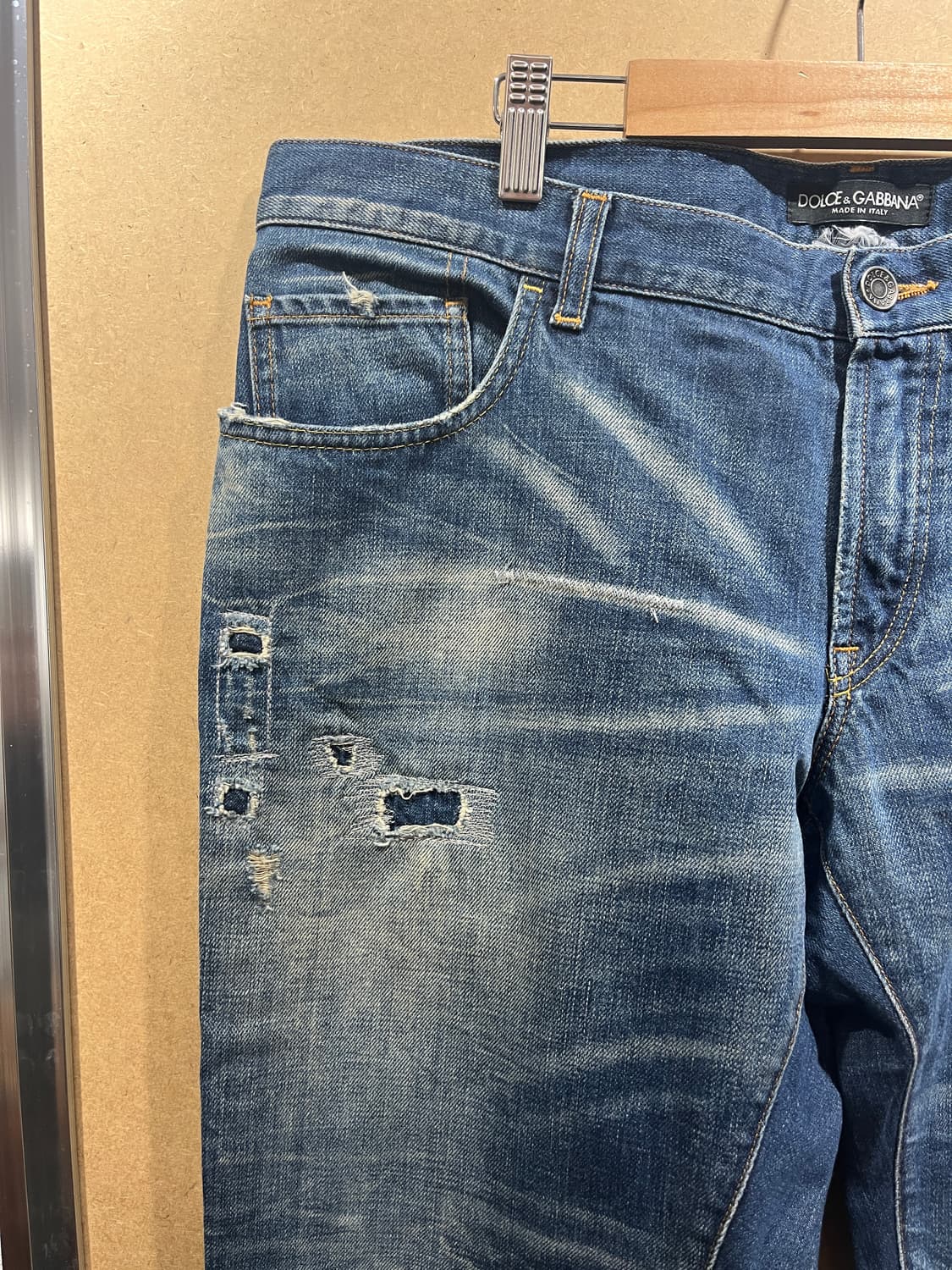 돌체앤 가바나 워싱 데님 팬츠 상품이미지3