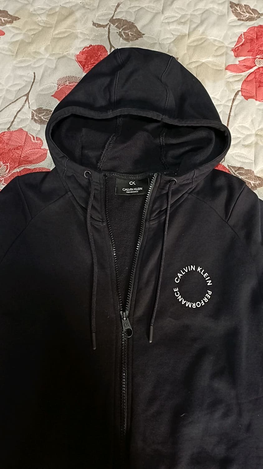 캘빈클라인 춘추용후드집업 L 가슴53 기장69 상품이미지2