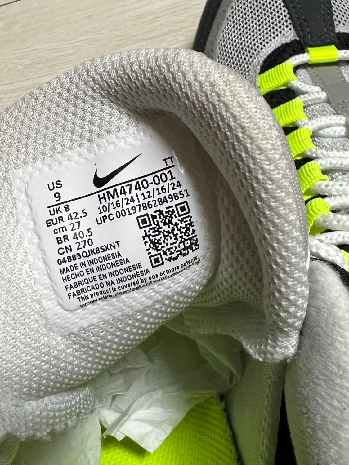 나이키 에어맥스 95 OG 네온 2025빅버블 270 상품이미지9