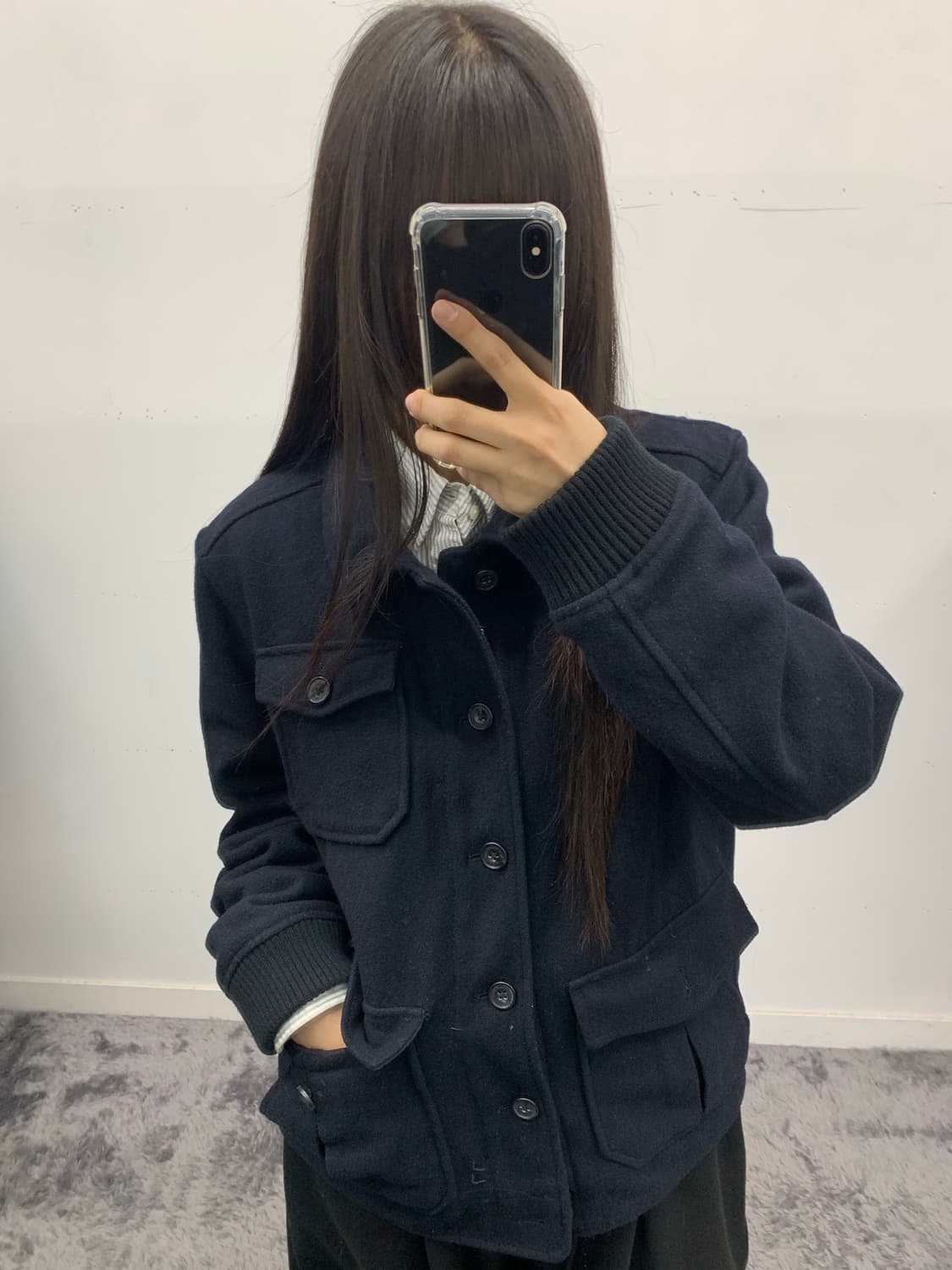 Gap 00년대 울 혼방 자켓 상품이미지5