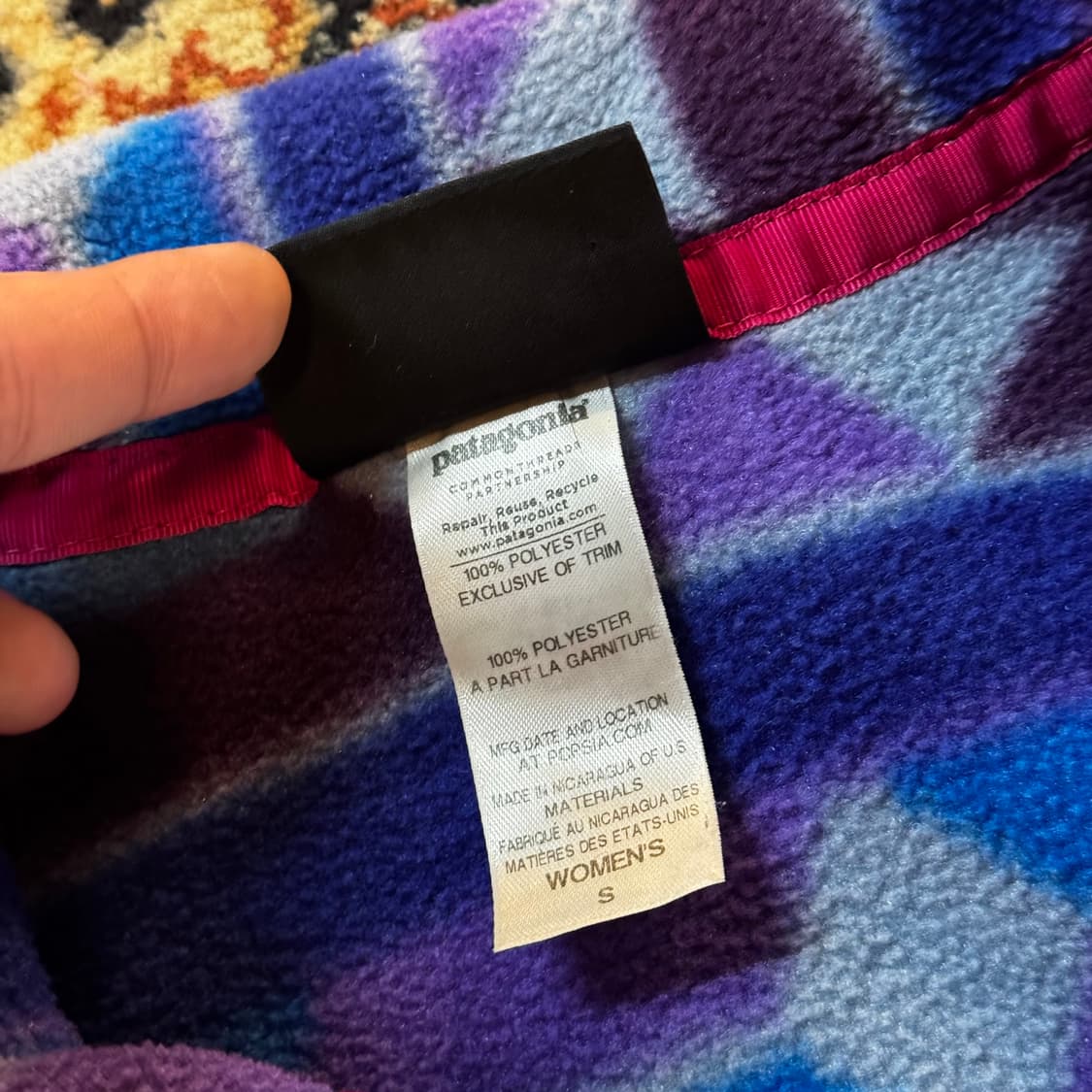 파타고니아 신칠라 아즈텍 트라이벌 (S-M) 상품이미지8