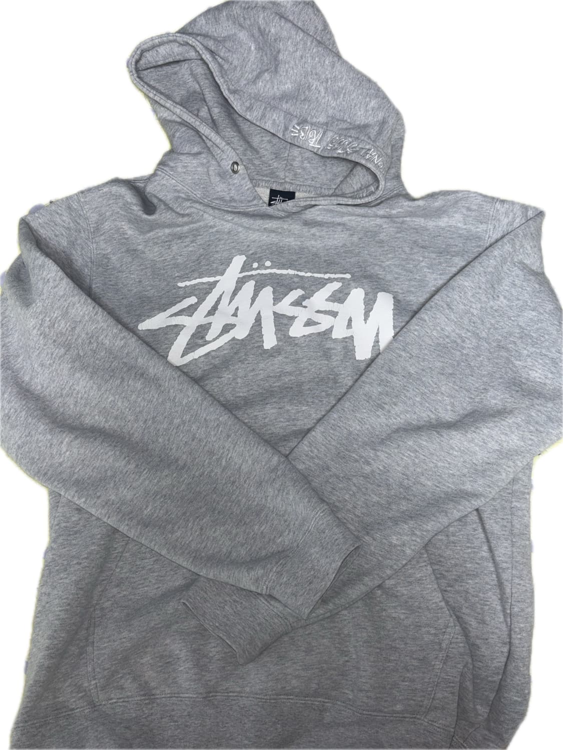 스투시 재팬 후드티 그레이 L 상품이미지1