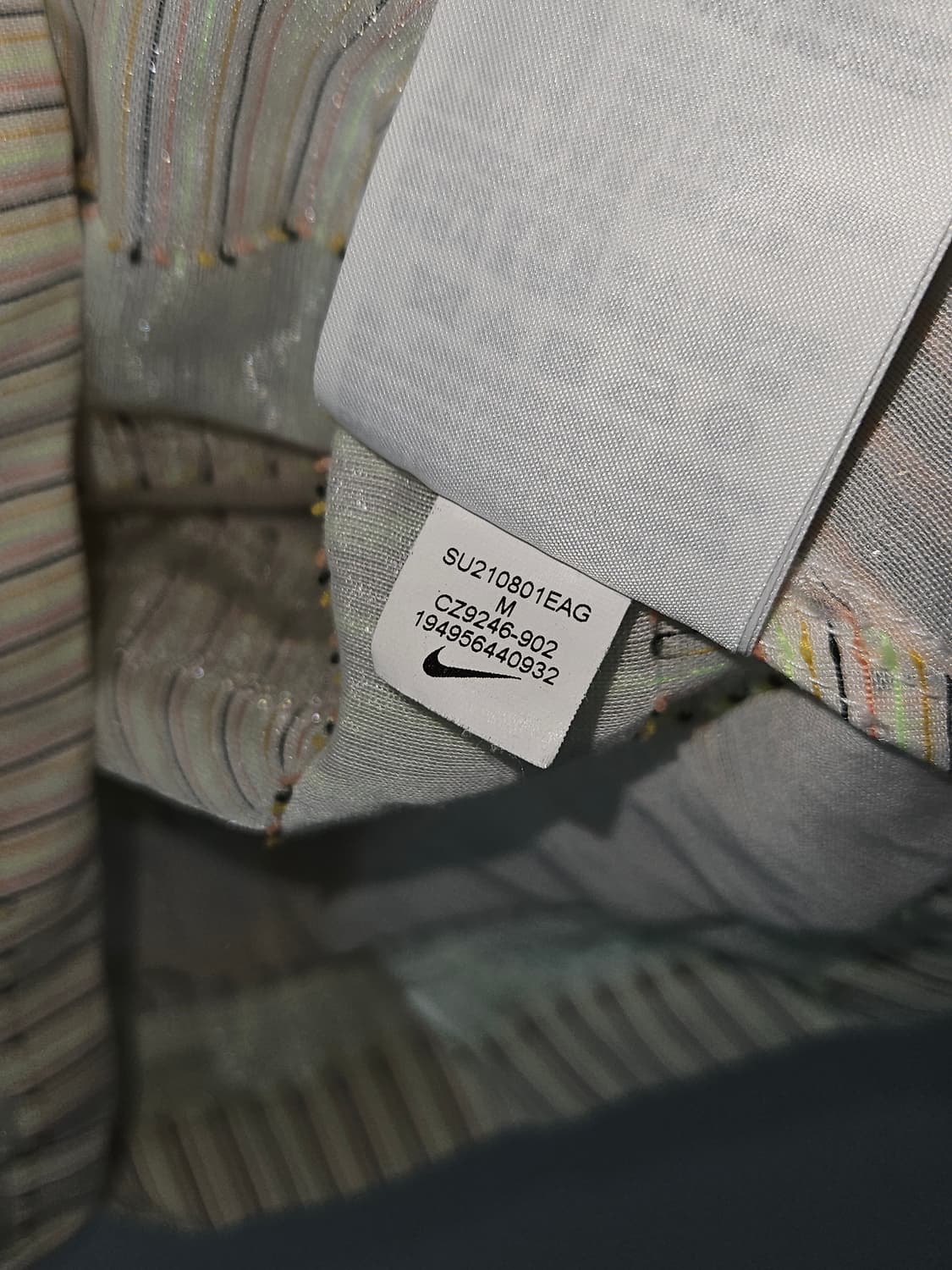 나이키 우먼스 리사이틀 시스루 린넨 바람막이 자켓 M 오버핏 (새상품) 상품이미지6