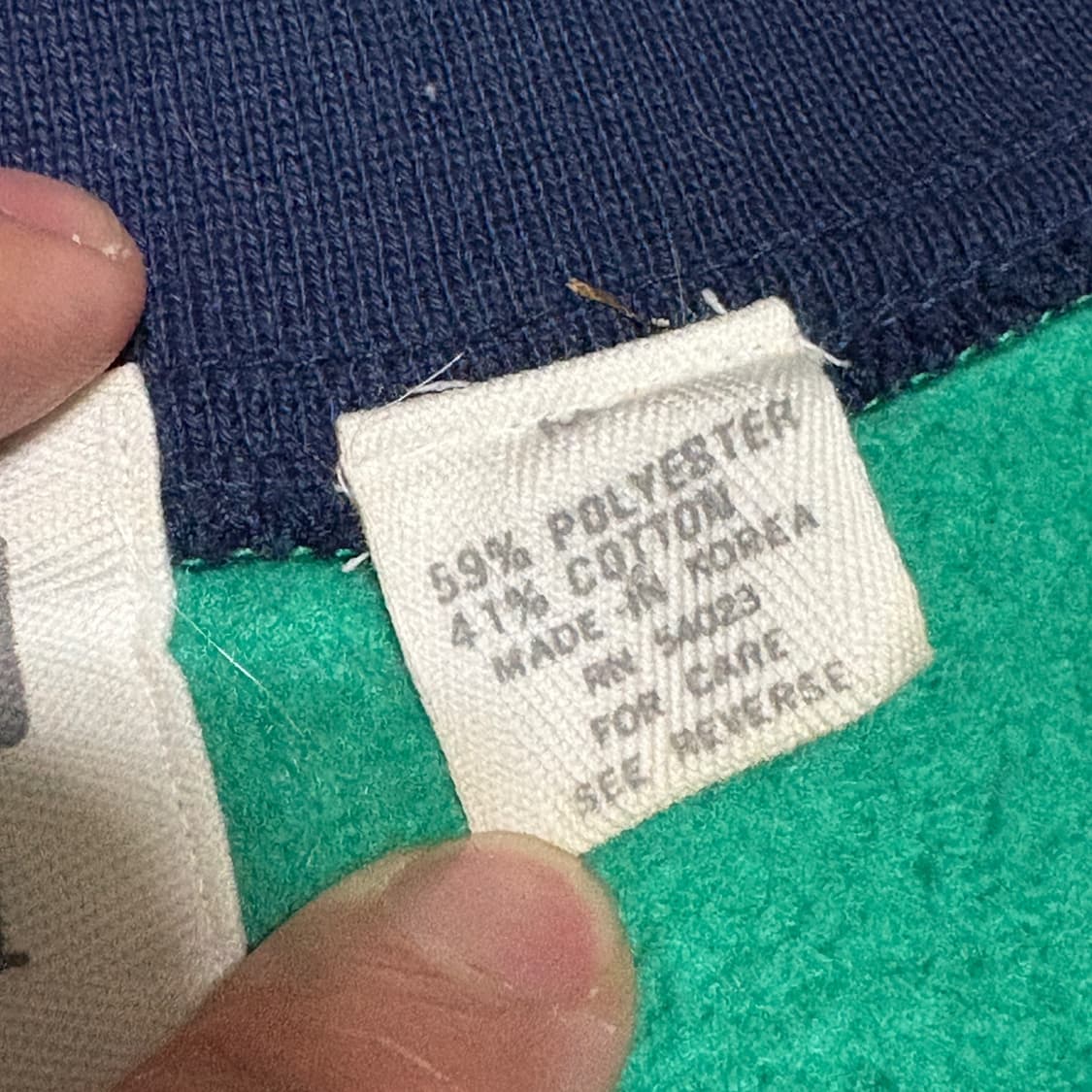 90s 올드 갭 프레피 로고 가디건 상품이미지6