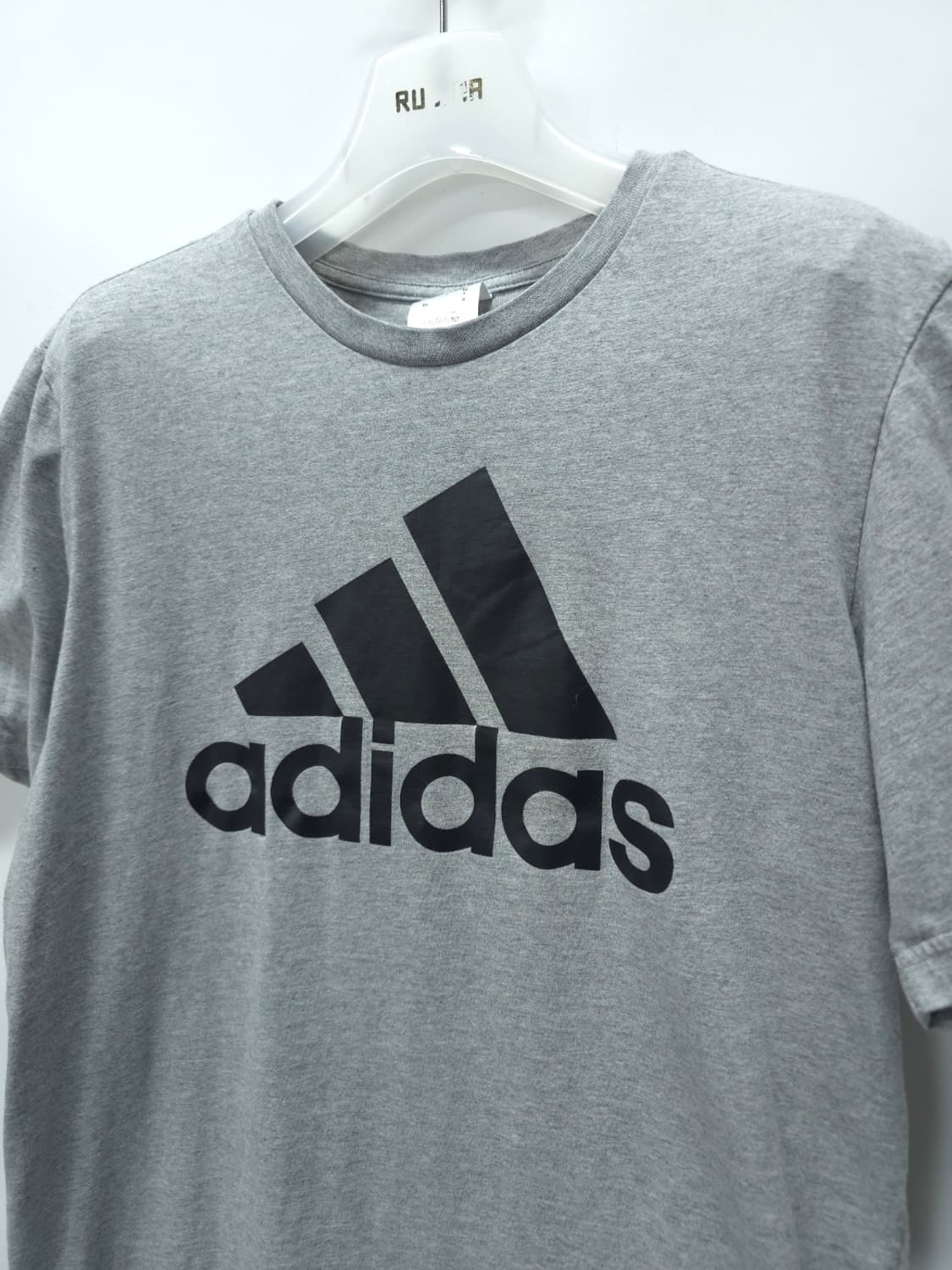 아디다스 빅로고 멜란지 그레이 반팔 티셔츠 (95) 상품이미지3