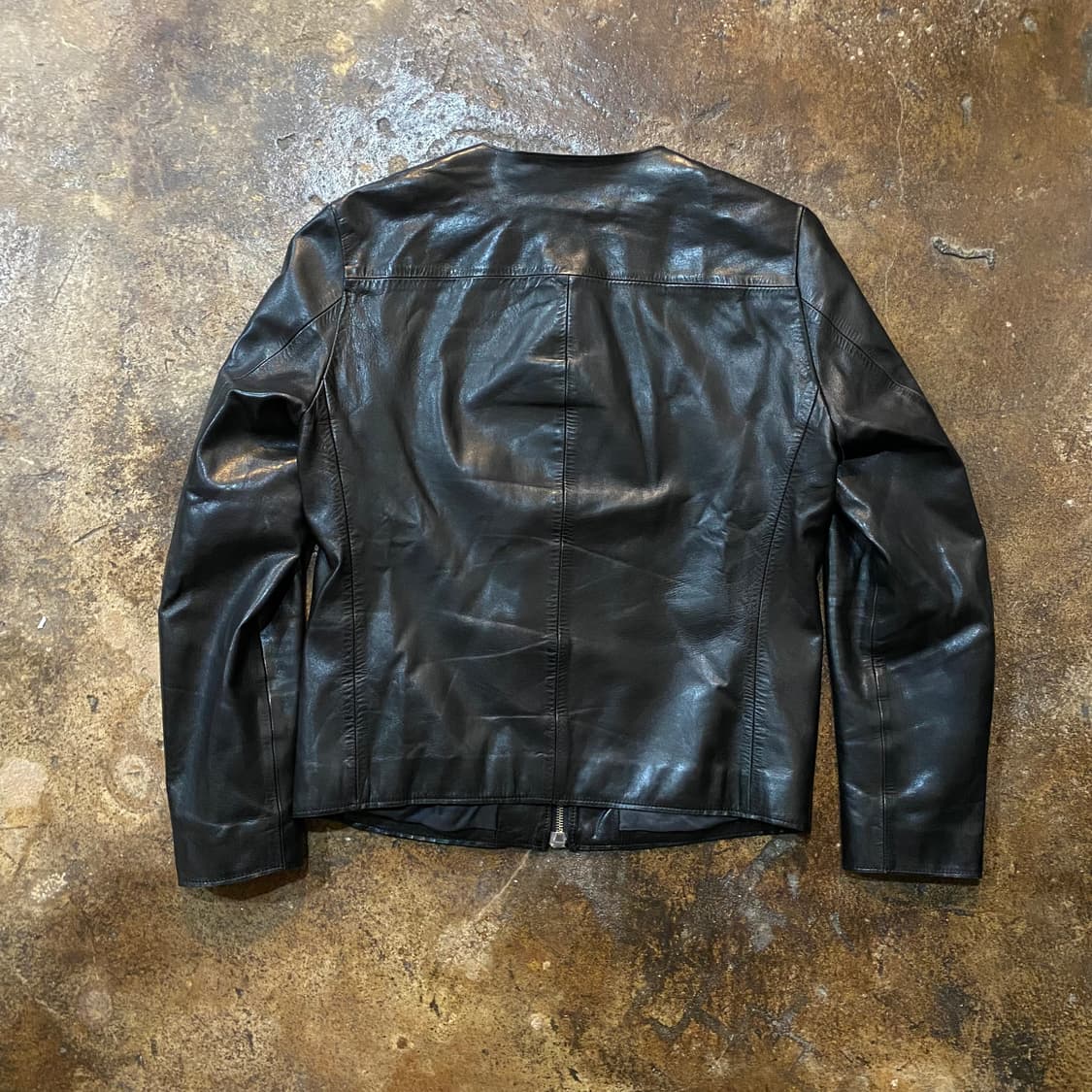 (M) the letters 가죽 자켓 상품이미지5