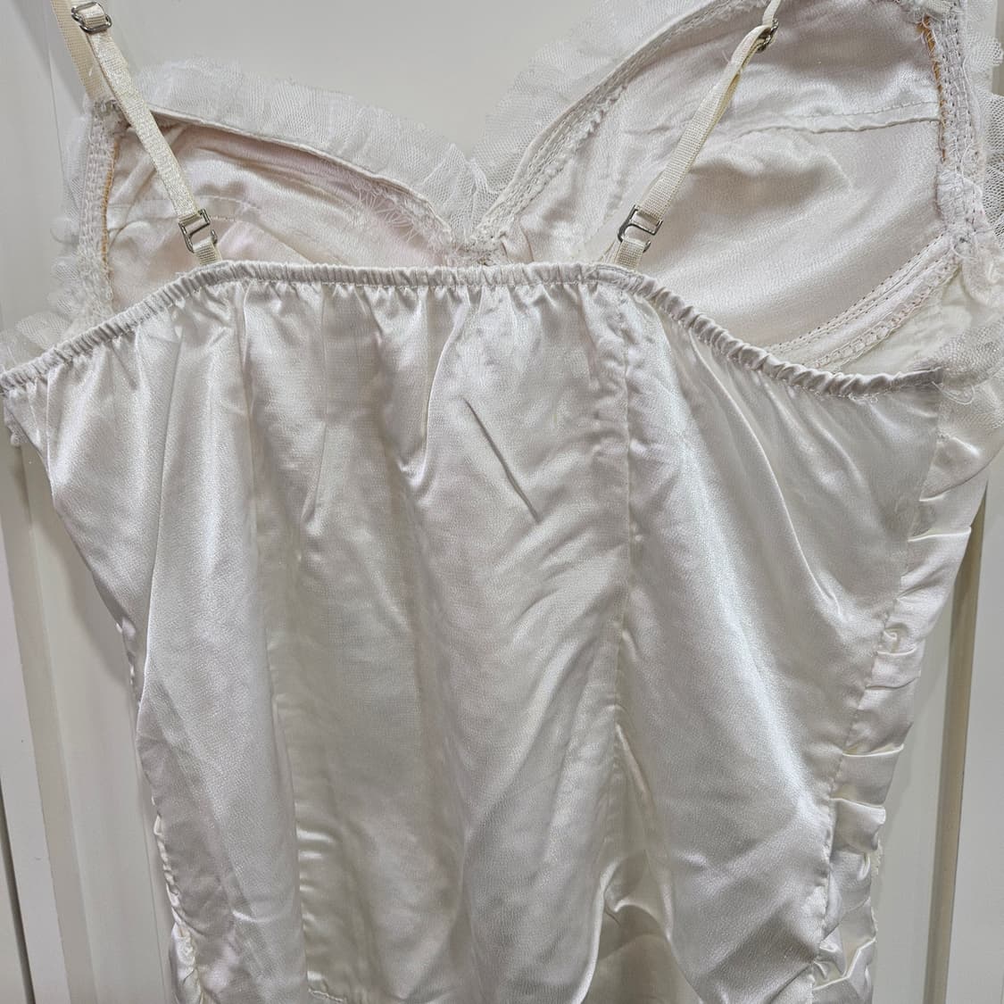 화이트 레이스 코르셋 나시 상품이미지7