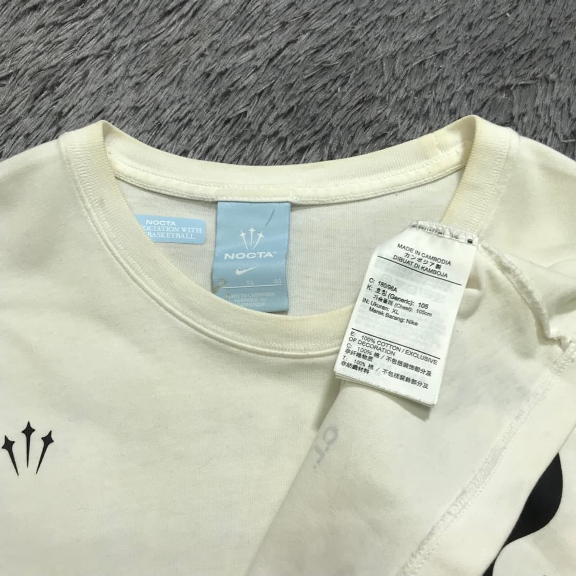 [[XL] 나이키(NIKE)x녹타 NRG 에센셜 반팔티셔츠@835 상품이미지4