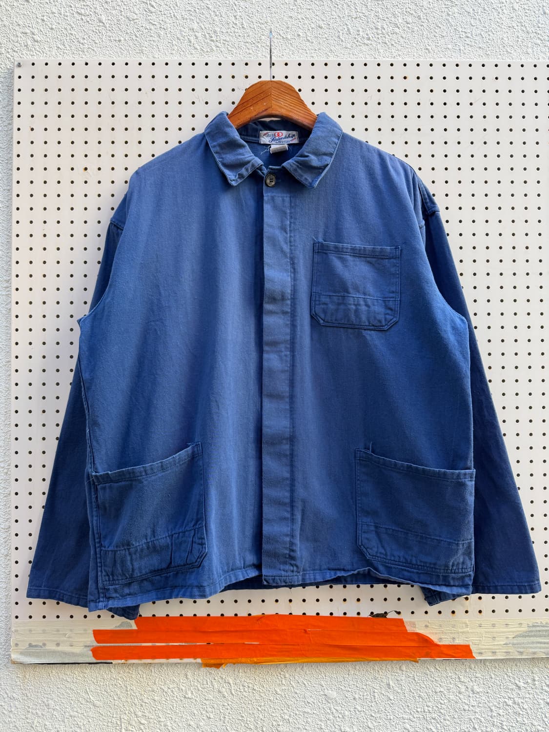 1970s FADED BLUE FRIENDSHIP OLD 프렌치워크자켓 상품이미지1