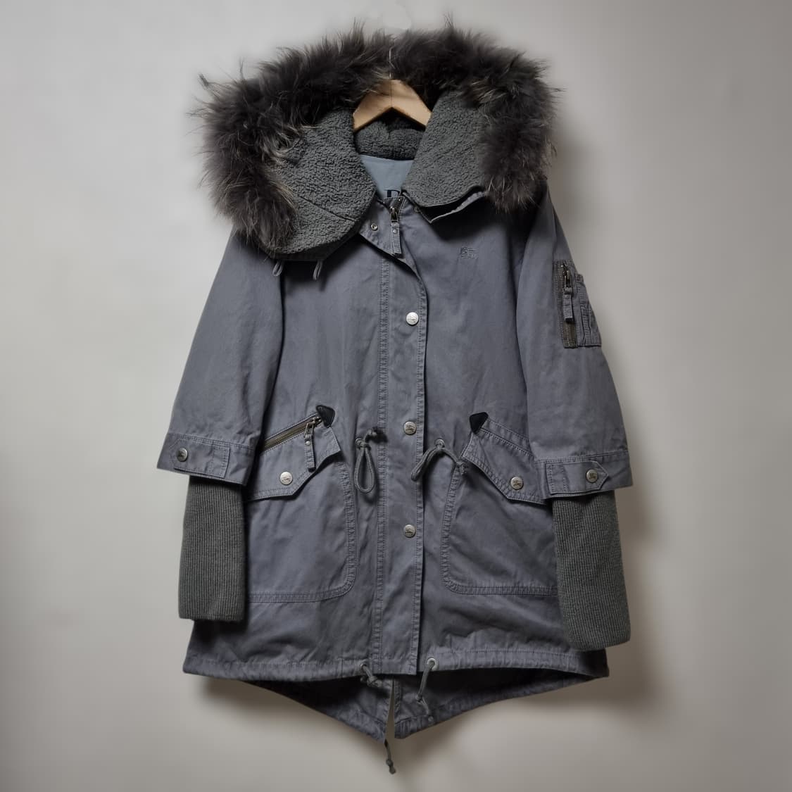 버버리 블루 라벨 야상 38 상품이미지1