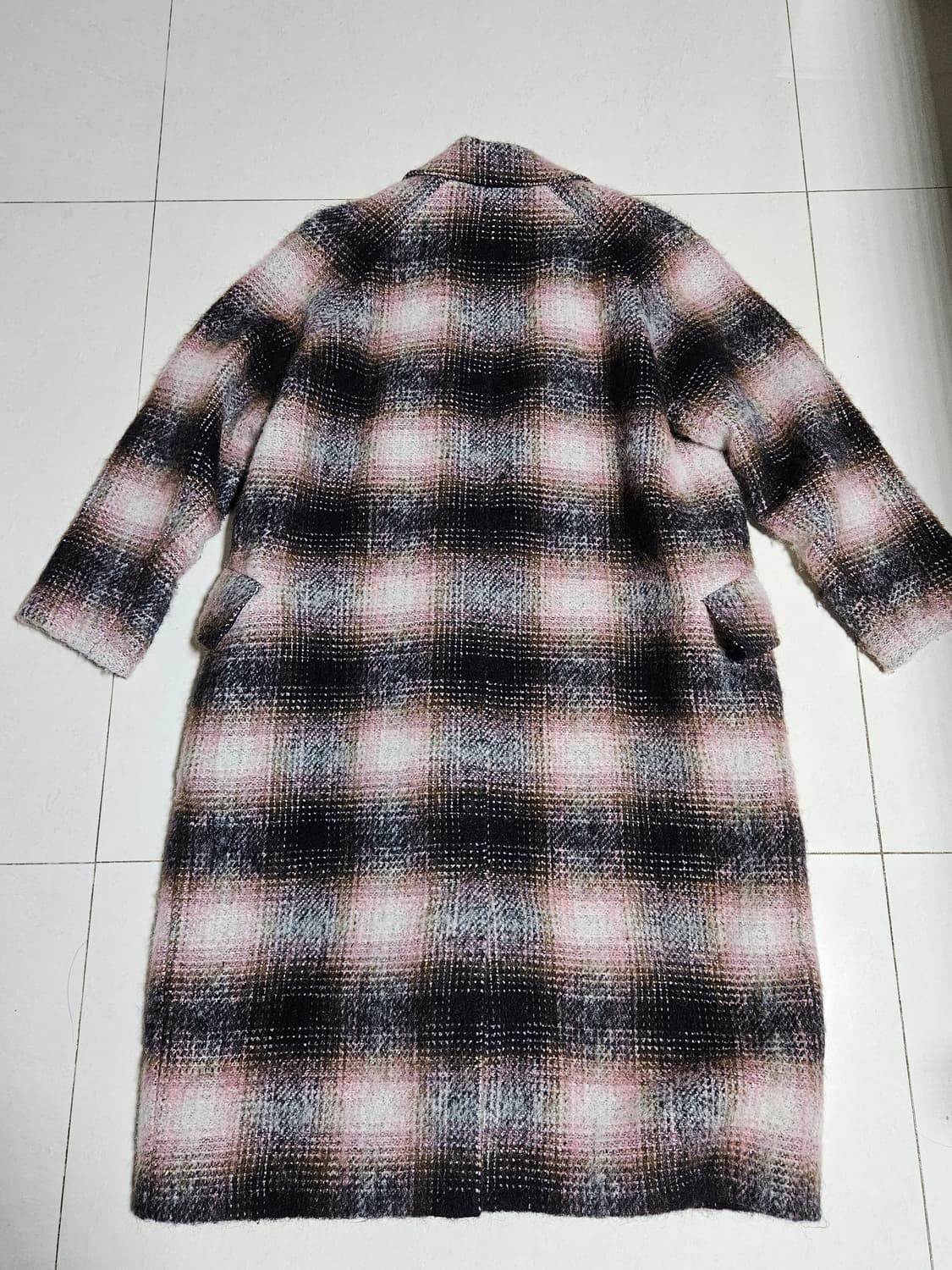 폴스미스 알파카 체크 코트 상품이미지2