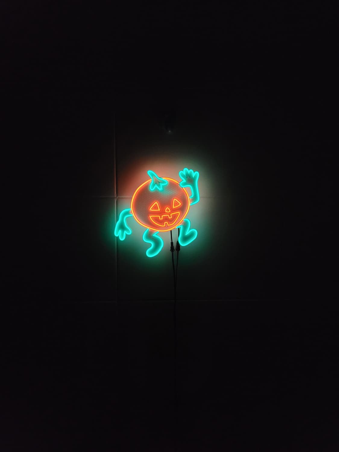 펌킨 호박 할로윈 네온사인 led 램프 조명 무드등 상품이미지3