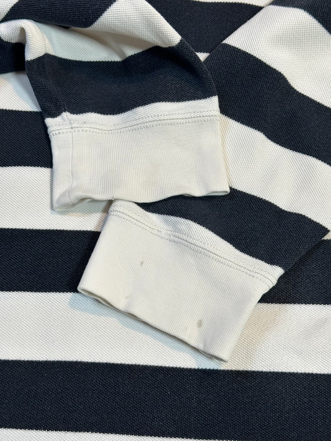 폴로 랄프로렌 패치 스트라이프 럭비 티셔츠 오레오 상품이미지5