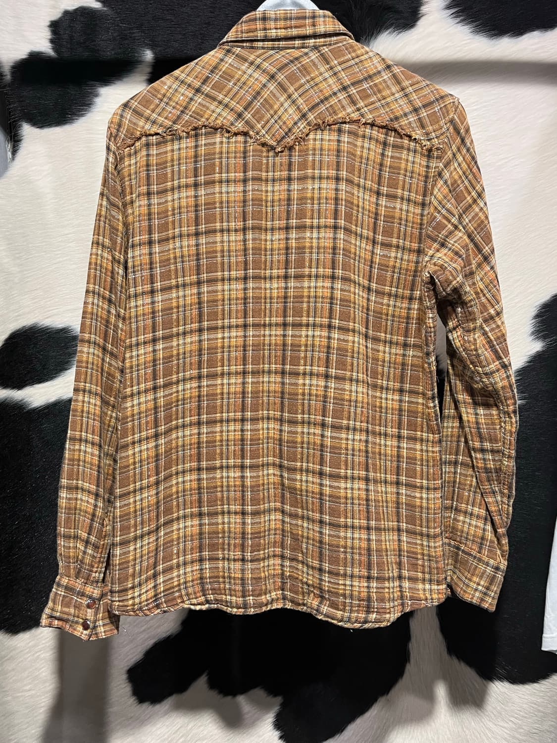 체크패턴 글리터 셔츠 상품이미지6