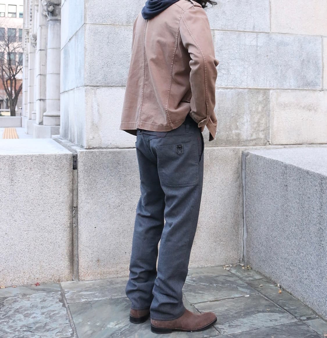 준야 와타나베 울 트라우저 상품이미지1