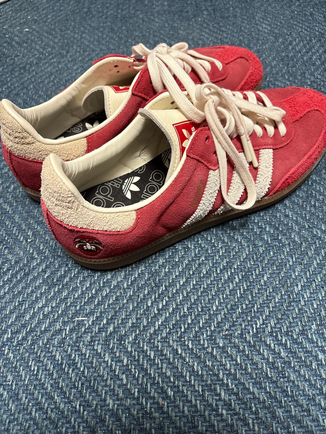 아디다스 삼바 OG 탈 버건디 (주우재 신발/270) 상품이미지3