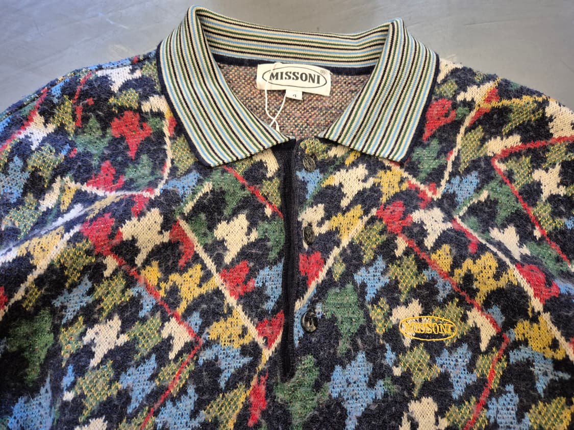 90s MISSONI 카라 니트 상품이미지2