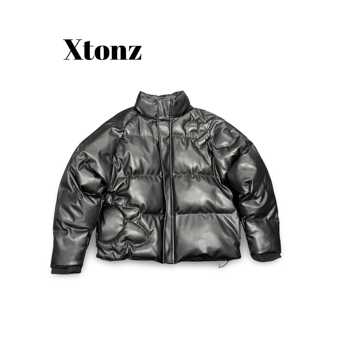 (100)엑스톤즈레더패딩 상품이미지1