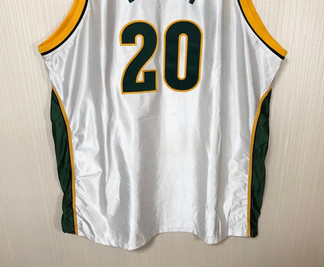 NBA 리복 시애틀슈퍼소닉스 올드유니폼/져지 60(4XL) #20 페이튼 상품이미지10