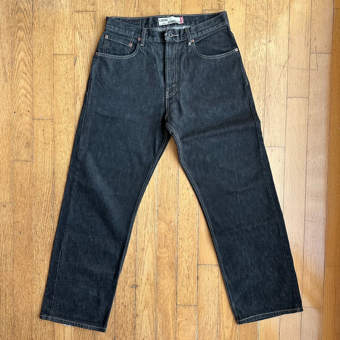 Levis 569 loose straight black jean 상품이미지1