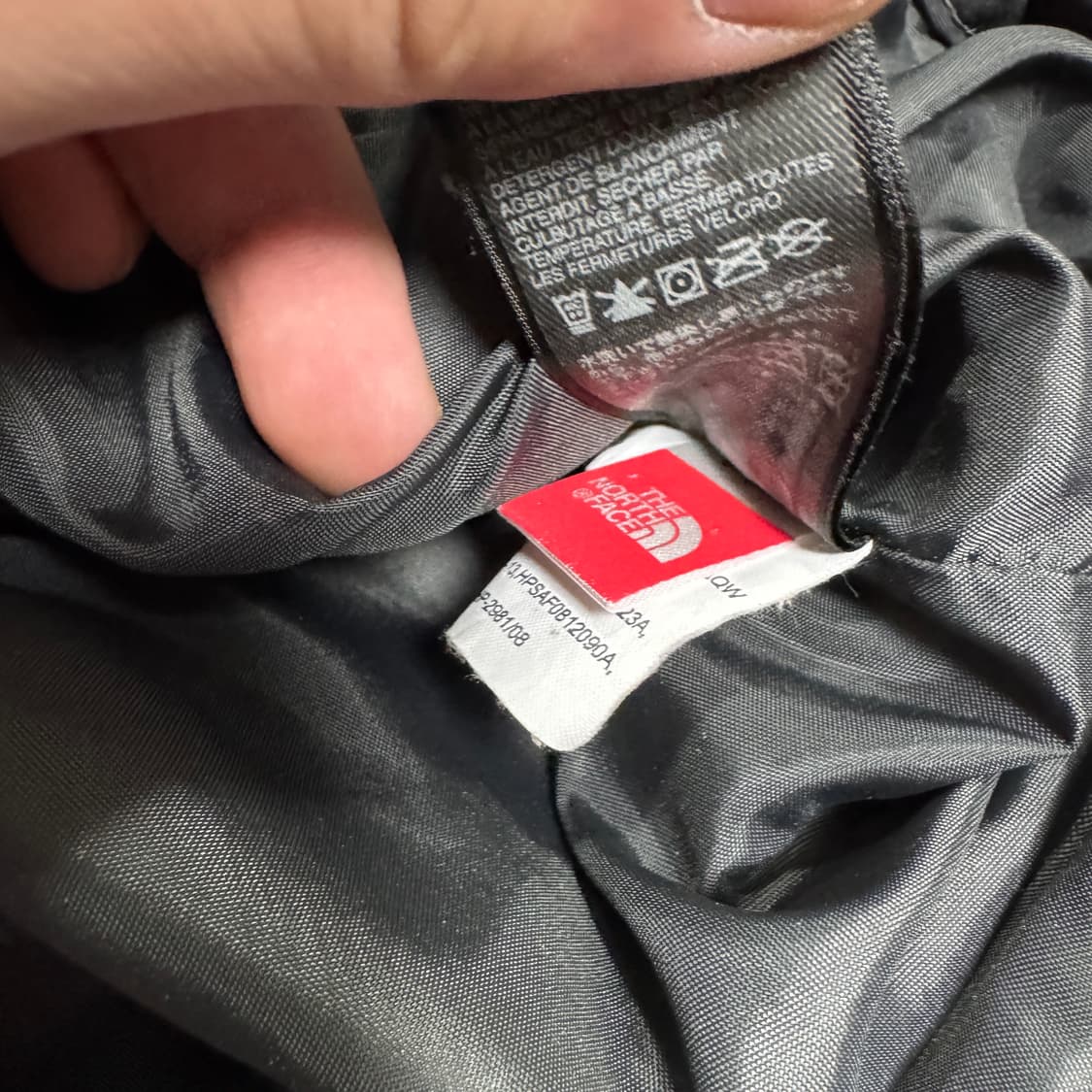 노스페이스 하이벤트 바람막이 레드블랙배색 상품이미지8