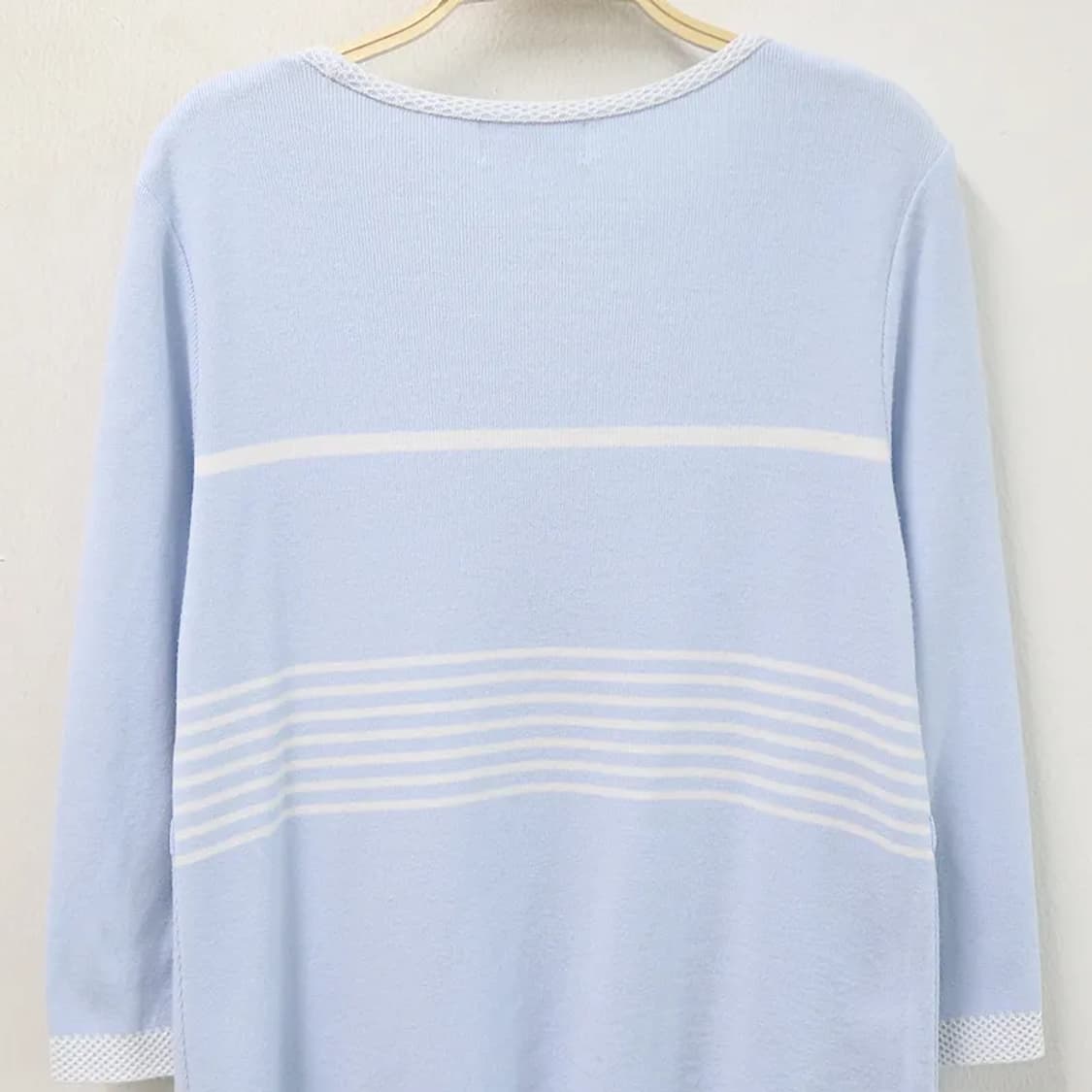 꾸레쥬 스트라이프 롱 니트 66194 상품이미지7